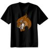 Basic Ronde Hals T-Shirt 140 gr/m2 Zwart Thumbnail