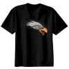 Basic Ronde Hals T-Shirt 140 gr/m2 Zwart Thumbnail