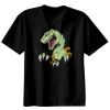 Basic Ronde Hals T-Shirt 140 gr/m2 Zwart Thumbnail