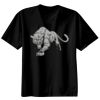 Basic Ronde Hals T-Shirt 140 gr/m2 Zwart Thumbnail