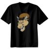 Basic Ronde Hals T-Shirt 140 gr/m2 Zwart Thumbnail