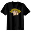 Basic Ronde Hals T-Shirt 140 gr/m2 Zwart Thumbnail
