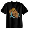 Basic Ronde Hals T-Shirt 140 gr/m2 Zwart Thumbnail