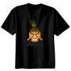 Basic Ronde Hals T-Shirt 140 gr/m2 Zwart Thumbnail