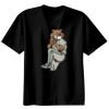 Basic Ronde Hals T-Shirt 140 gr/m2 Zwart Thumbnail