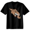 Basic Ronde Hals T-Shirt 140 gr/m2 Zwart Thumbnail