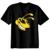 Basic Ronde Hals T-Shirt 140 gr/m2 Zwart Thumbnail