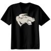 Basic Ronde Hals T-Shirt 140 gr/m2 Zwart Thumbnail