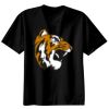 Basic Ronde Hals T-Shirt 140 gr/m2 Zwart Thumbnail