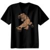 Basic Ronde Hals T-Shirt 140 gr/m2 Zwart Thumbnail