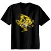 Basic Ronde Hals T-Shirt 140 gr/m2 Zwart Thumbnail