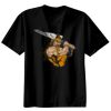 Basic Ronde Hals T-Shirt 140 gr/m2 Zwart Thumbnail
