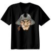 Basic Ronde Hals T-Shirt 140 gr/m2 Zwart Thumbnail