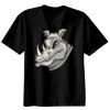 Basic Ronde Hals T-Shirt 140 gr/m2 Zwart Thumbnail