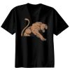 Basic Ronde Hals T-Shirt 140 gr/m2 Zwart Thumbnail