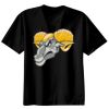 Basic Ronde Hals T-Shirt 140 gr/m2 Zwart Thumbnail