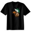 Basic Ronde Hals T-Shirt 140 gr/m2 Zwart Thumbnail
