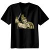 Basic Ronde Hals T-Shirt 140 gr/m2 Zwart Thumbnail