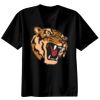 Basic Ronde Hals T-Shirt 140 gr/m2 Zwart Thumbnail