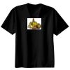 Basic Ronde Hals T-Shirt 140 gr/m2 Zwart Thumbnail