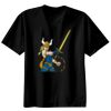Basic Ronde Hals T-Shirt 140 gr/m2 Zwart Thumbnail
