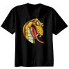 Basic Ronde Hals T-Shirt 140 gr/m2 Zwart Thumbnail