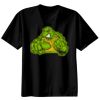 Basic Ronde Hals T-Shirt 140 gr/m2 Zwart Thumbnail