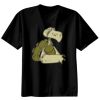 Basic Ronde Hals T-Shirt 140 gr/m2 Zwart Thumbnail