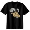 Basic Ronde Hals T-Shirt 140 gr/m2 Zwart Thumbnail