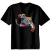 Basic Ronde Hals T-Shirt 140 gr/m2 Zwart Thumbnail