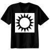 Basic Ronde Hals T-Shirt 140 gr/m2 Zwart Thumbnail