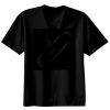 Basic Ronde Hals T-Shirt 140 gr/m2 Zwart Thumbnail