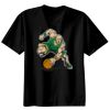 Basic Ronde Hals T-Shirt 140 gr/m2 Zwart Thumbnail