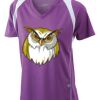  James & Nicholson Ladies' Running-T (paars/wit) Thumbnail