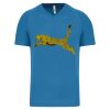 Heren-sport-t-shirt V-hals Thumbnail